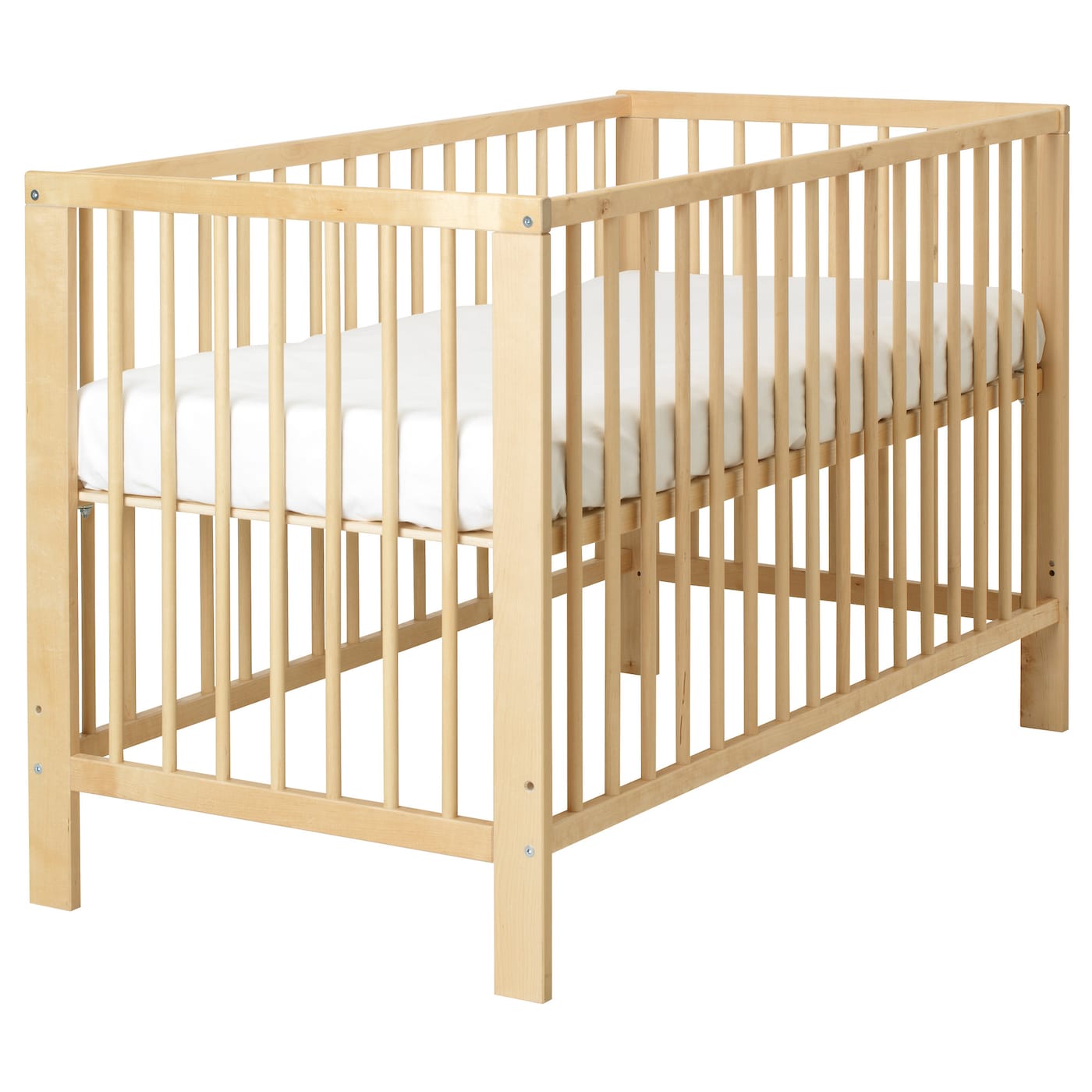 

Детская кроватка IKEA, 60x120 см, цвет birch