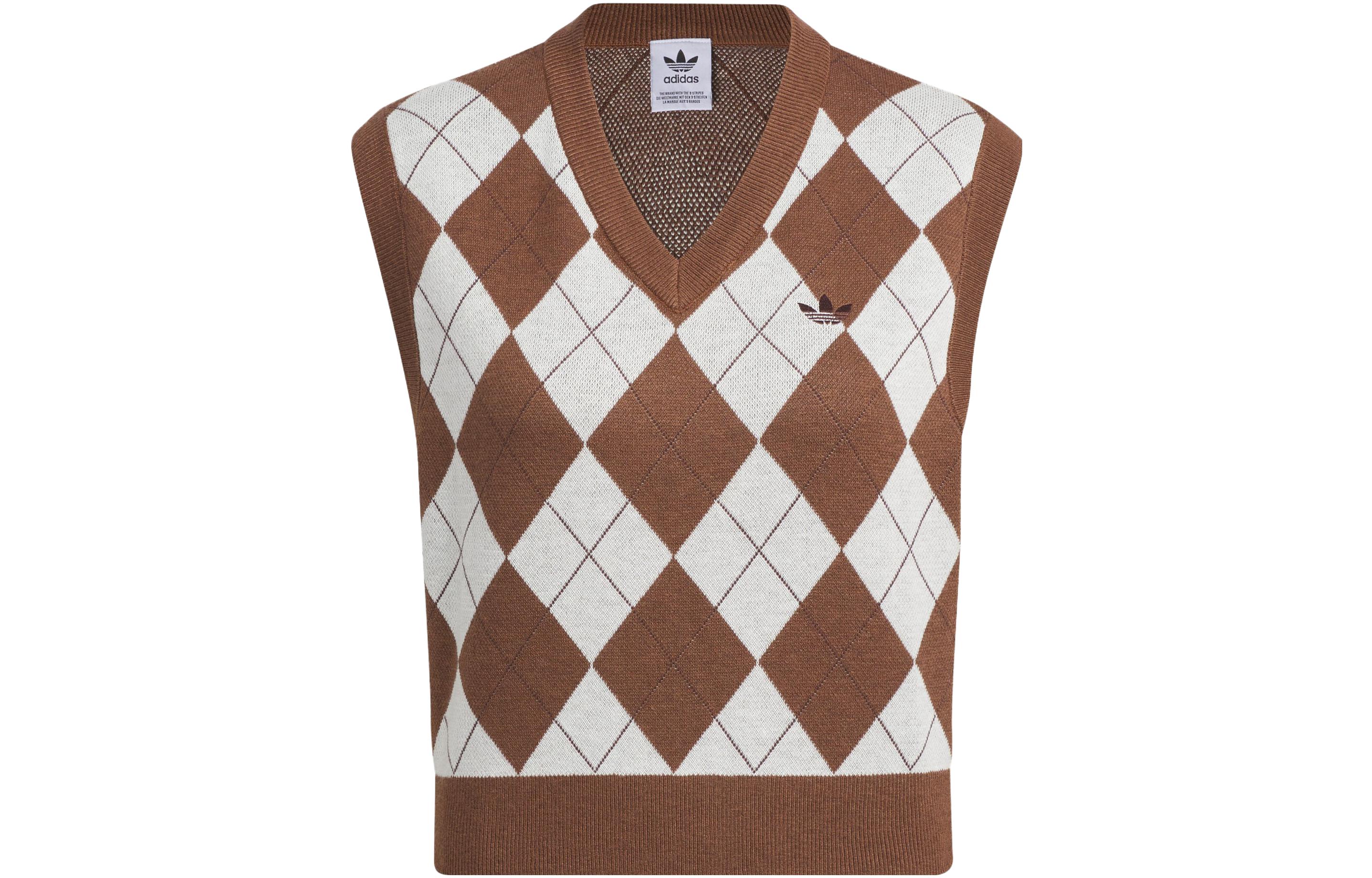 

Adidas Originals Женский жилет, цвет Brown/white