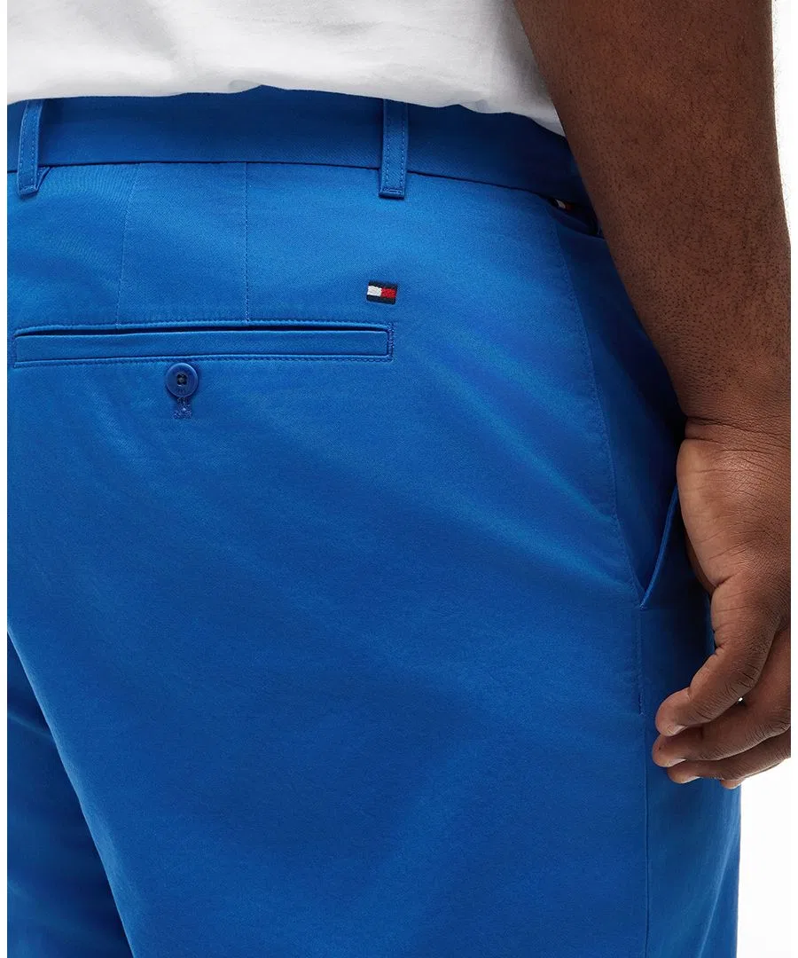 Мужские шорты Big Denton Essential Twill длиной 9,5 дюймов Tommy Hilfiger, Blue Orbit — фото 3