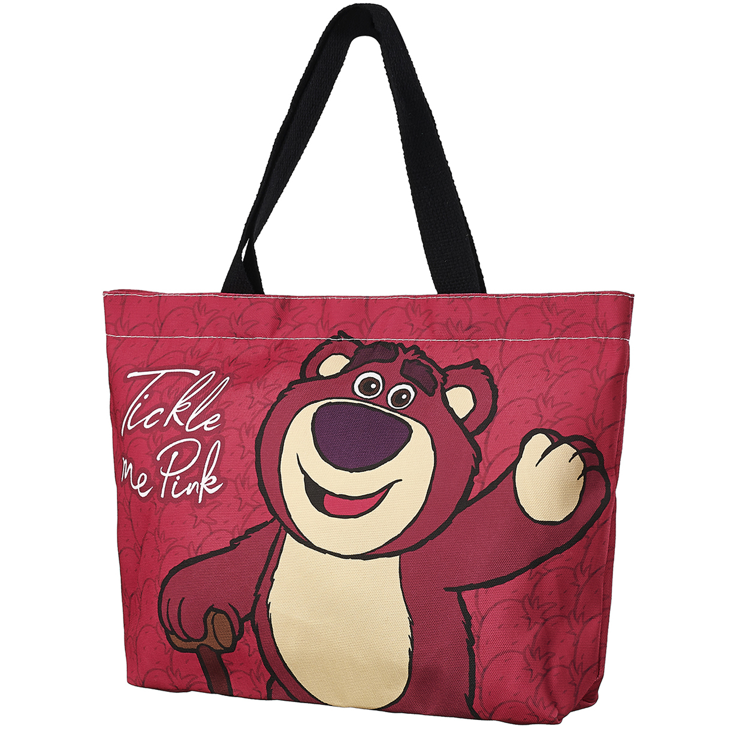 

Disney Холщовая сумка шопер, Lotso Print Red Canvas Shoulder Bag