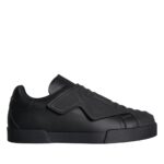 

Черные кожаные кроссовки Slip On Low Top Dolce & Gabbana