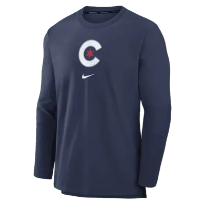 

Куртка Nike Chicago Cubs Authentic Collection City Connect Player, темно-синий