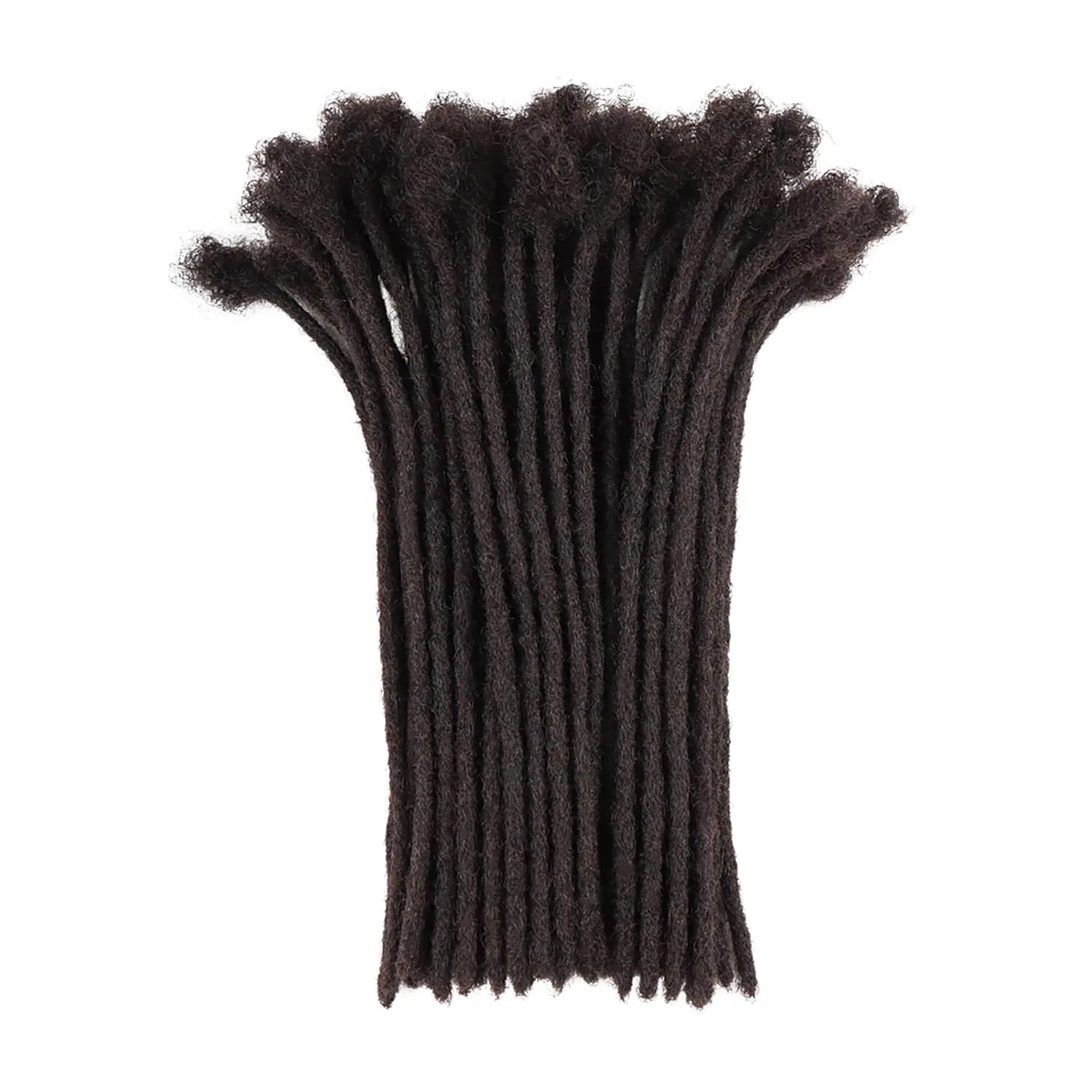 Наращивание волос Orientfashion Afro Kinky Dreadlocks, 10 прядей Orientfashion, Natural Black (Can Be Dyed)