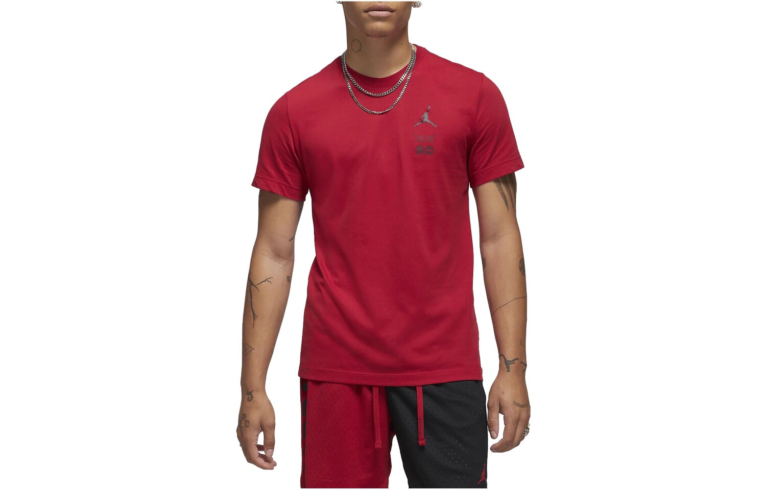 

Футболка мужская алая Jordan, цвет Scarlet