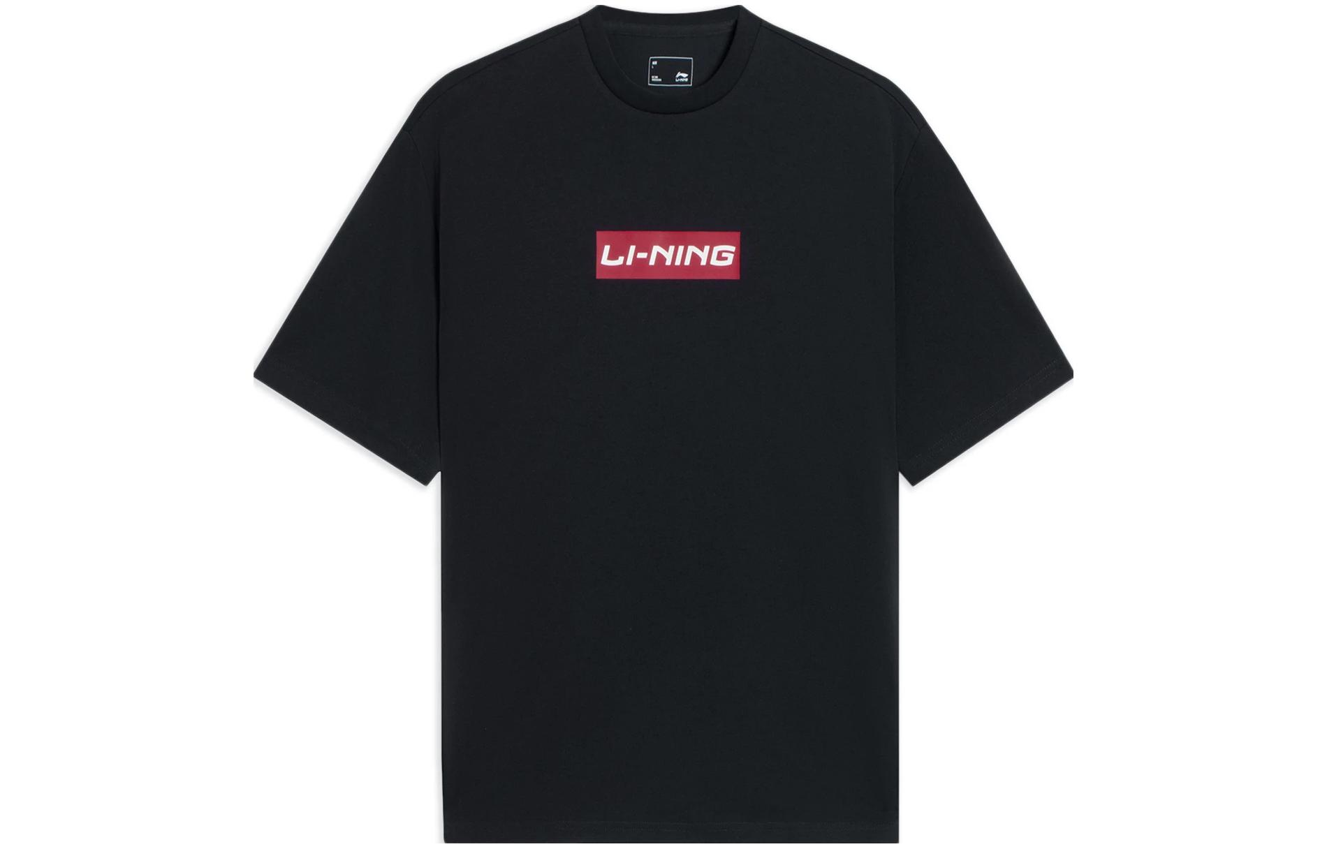 

Футболка Sports Life Collection унисекс черная Lining, черный