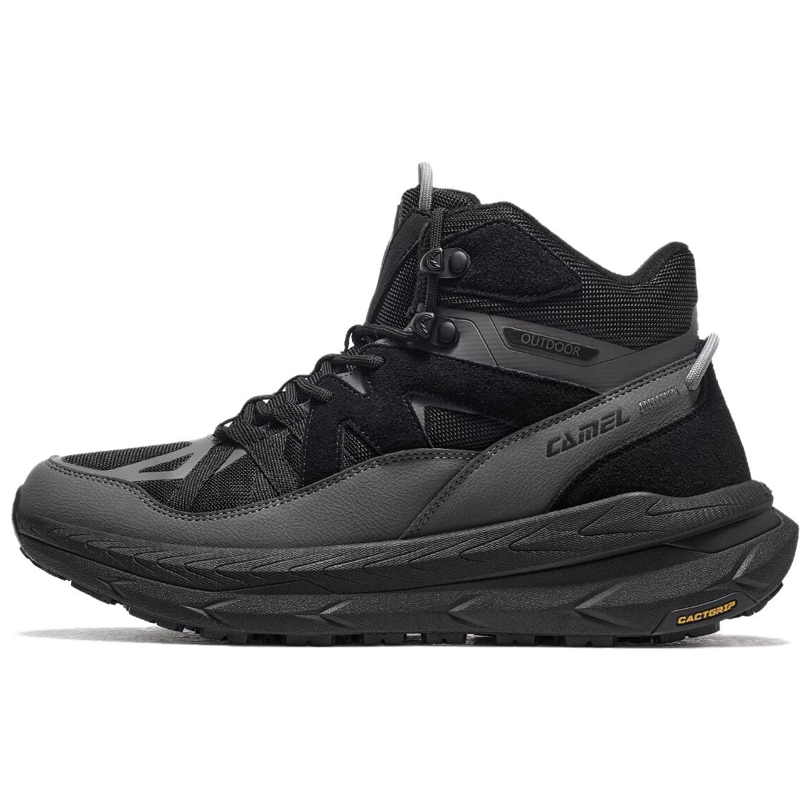 

Мужские походные ботинки Far Mountains с высоким берцем CAMEL, Black/Slate Gray