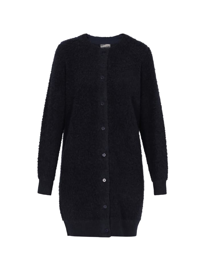 

Женский кардиган темно-синего цвета DreiMaster Vintage