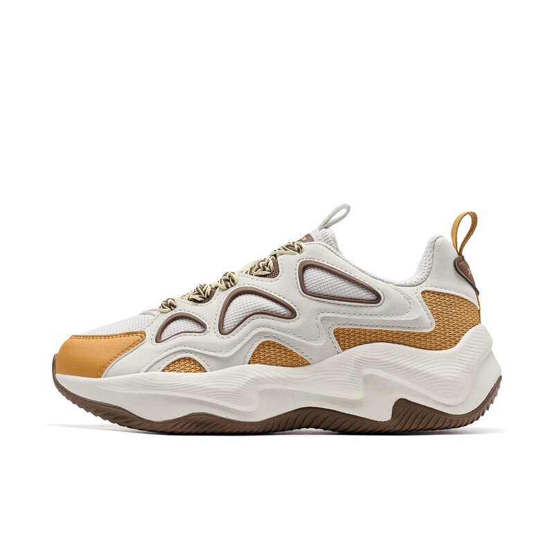 

Женские кроссовки Lifestyle Low-Top White Sand Grey / Sandy Yellow / Malted Brown Xtep