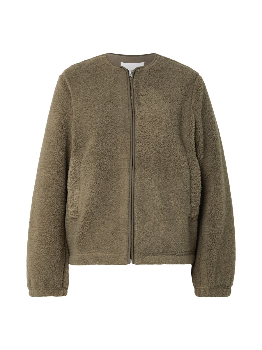 

Куртка для активного отдыха Samsøe Samsøe Fleece Jacket Saautumn, оливковый