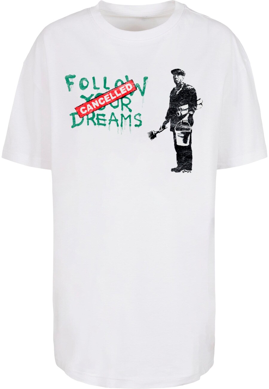 

Рубашка Merchcode Brandalised - Follow Your Dreams, белый