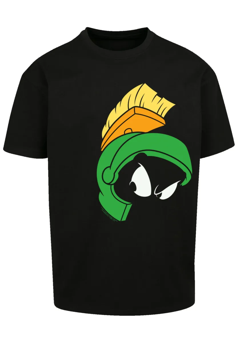 

F4NT4STIC рубашка с короткими рукавами "F4NT4STIC Мужская футболка Marvin The Martian Face с футболкой Heavy Oversize", черный