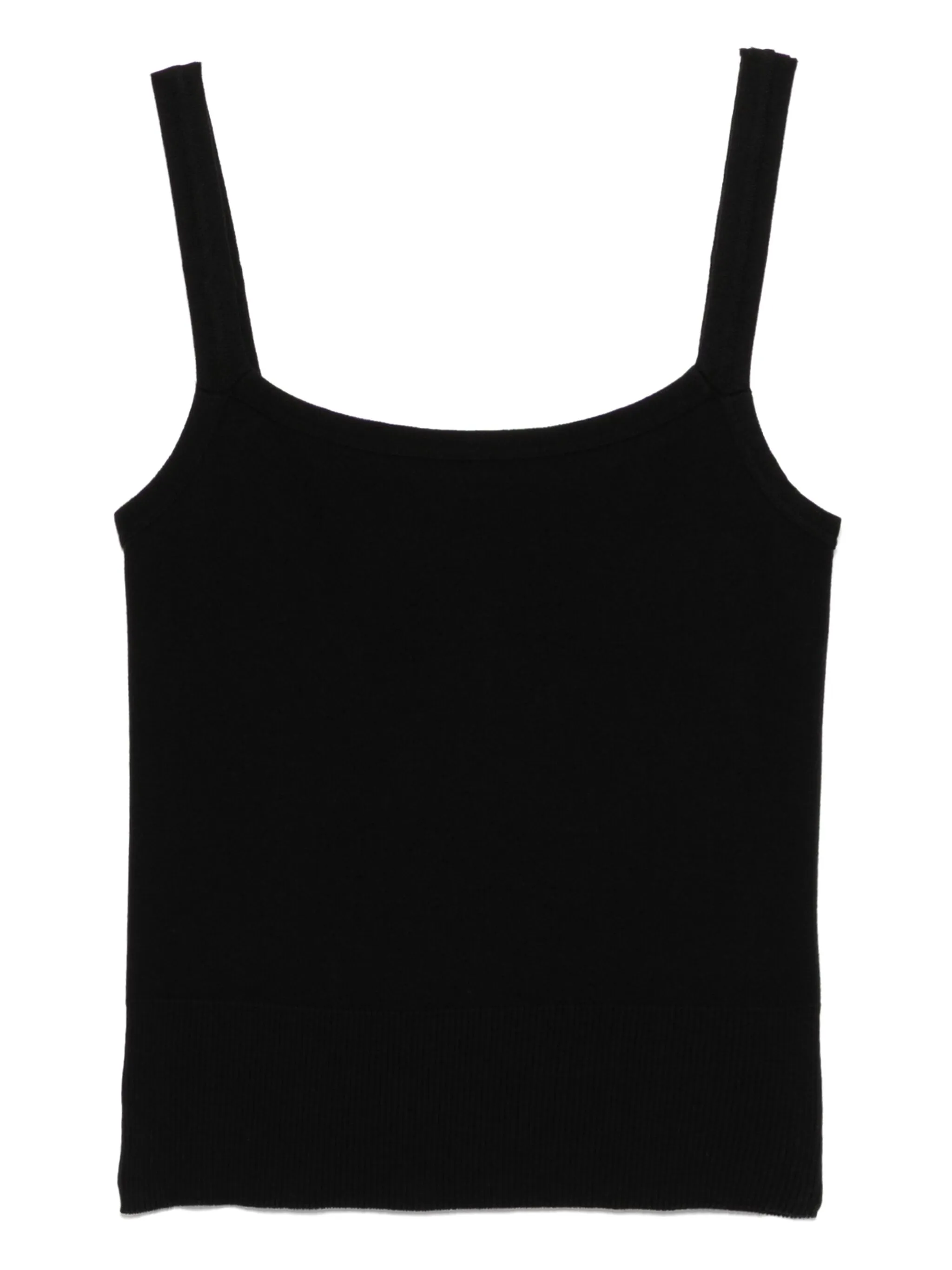 

Топ тонкой вязки Agnès B., черный