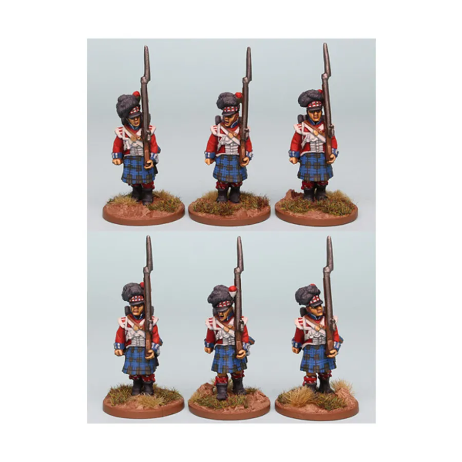 

Смешанная горная фланговая рота, марширующая, Napoleonics - British (28mm) (Front Rank Miniatures)