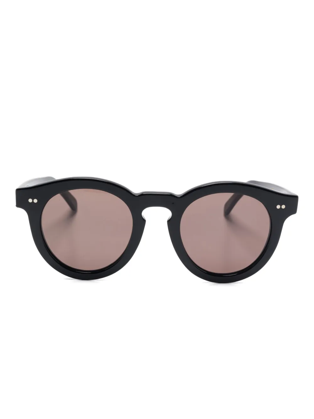 

Солнцезащитные очки в круглой оправе Family Affair, черный