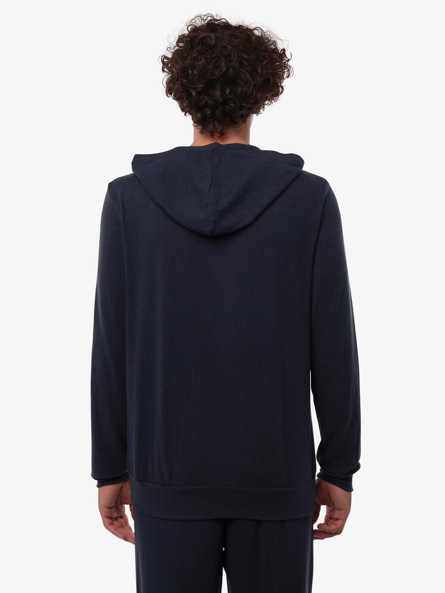 

JAKED синяя хлопковая фитнес-толстовка для мужчин