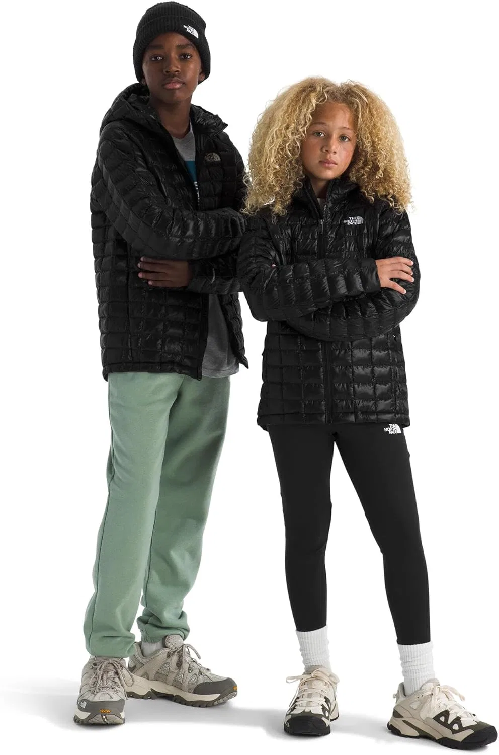 Куртка Thermoball с капюшоном, The North Face, утеплитель, цвет Tnf Black