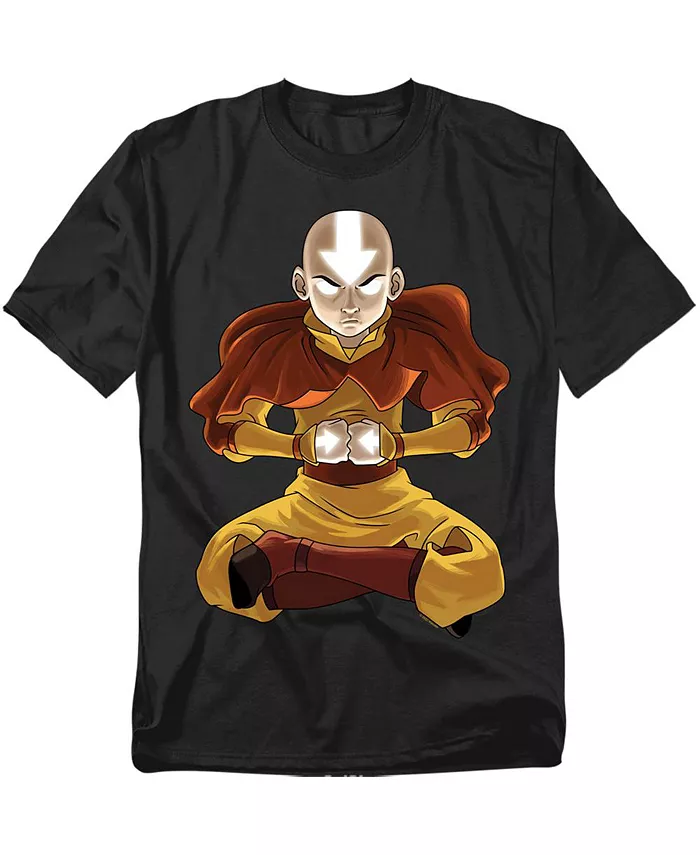 

Мужская футболка Aang для медитации Avatar The Last Airbender, черный