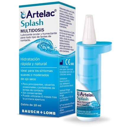 

Artelac Splash глазной раствор 10 мл капли с гиалуроновой кислотой Cstll