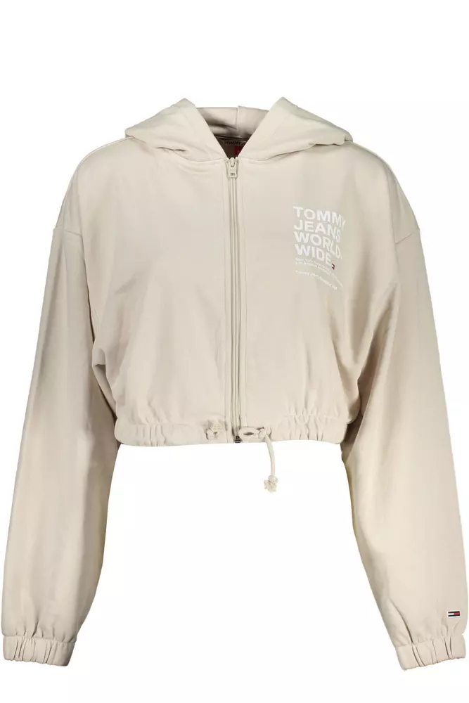 

Бежевый хлопковый женский свитер Tommy Hilfiger