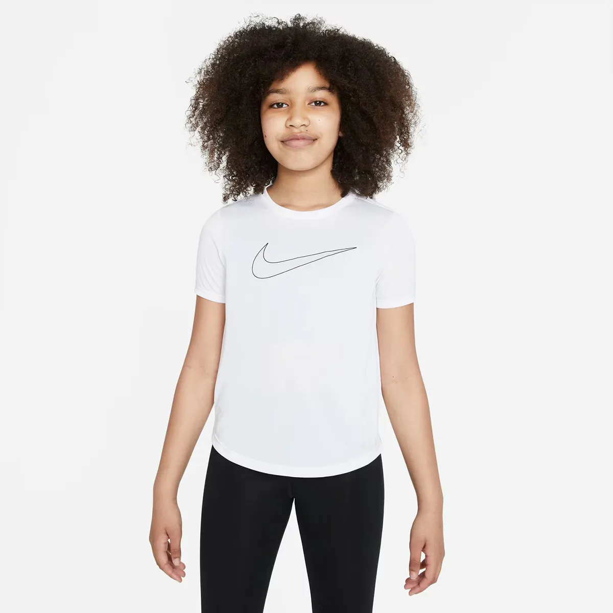 

Футболка Nike One для девочек, белый