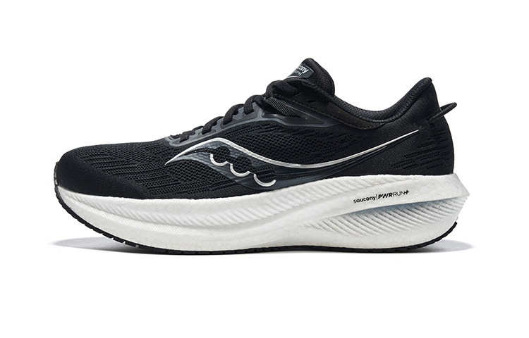 Saucony Triumph Victory 21 Low top Training Running Shoes мужские черно-белые — фото 3