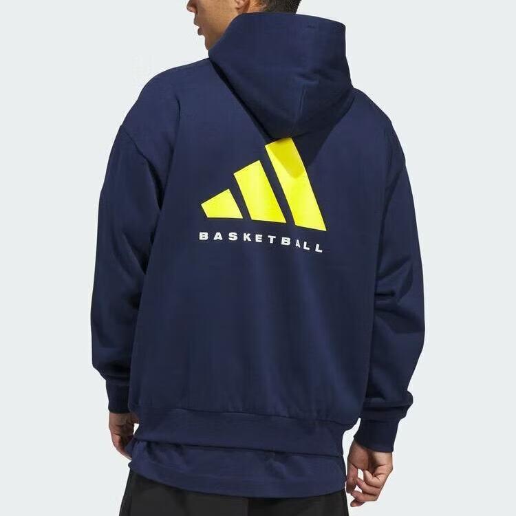 BASKETBALL FL HOODY UNITEFIT худи Unisex Adidas, темно синий — фото 4