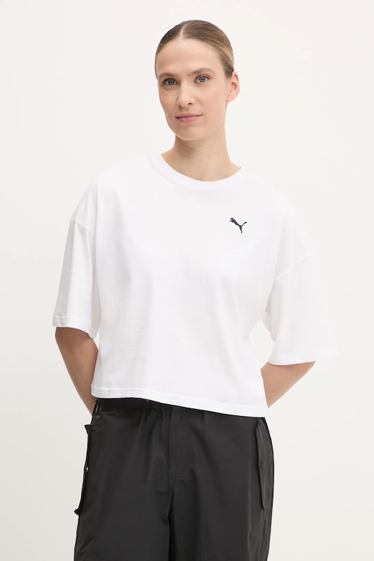 

Хлопковая футболка Puma, белый