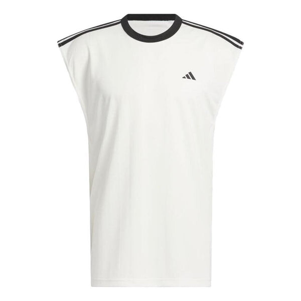 

Футболка баскетбольные всемирные безрукавки футболка азия размеры Adidas, белый