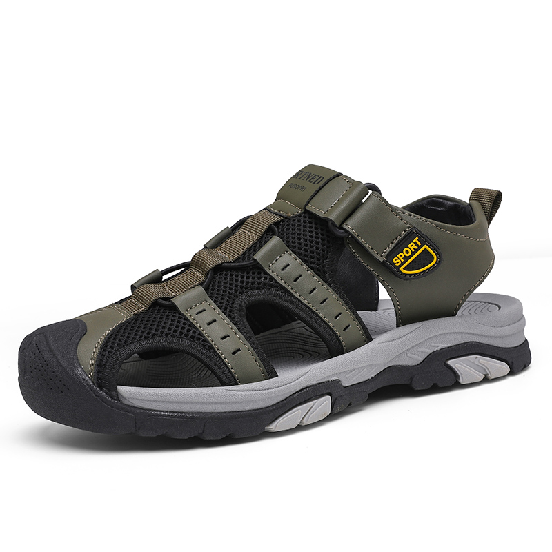 

Shiozawa Зеленые пляжные сандалии для мужчин, цвет Green