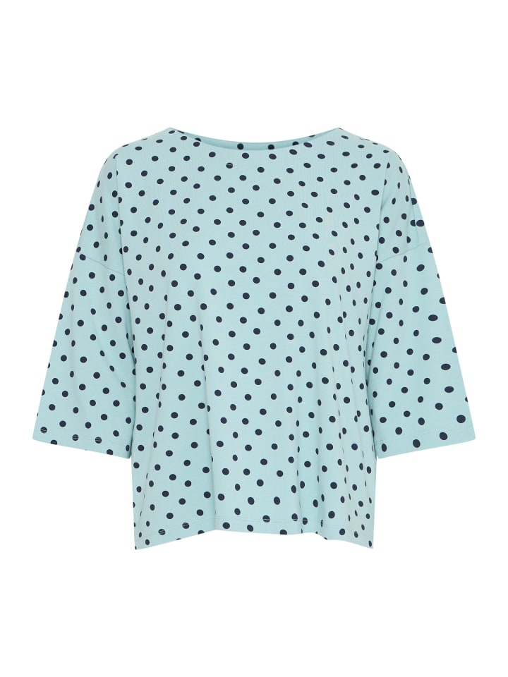 

Fransa Футболка с длинными рукавами FRSIVA оверсайз, цвет Aquifer Mix