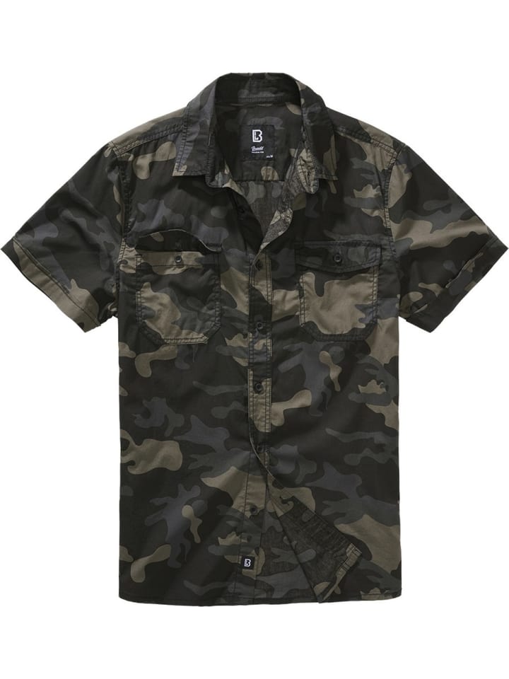 

Рубашка Roadstar Shirt Short Sleeve Brandit, камуфляж
