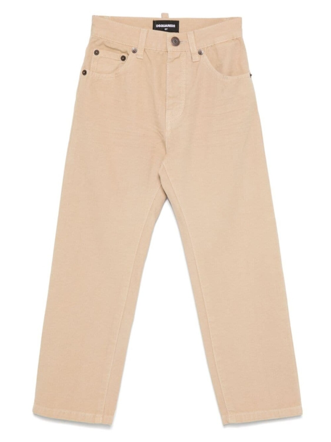 

DSQUARED2 KIDS хлопковые чиносы, коричневый