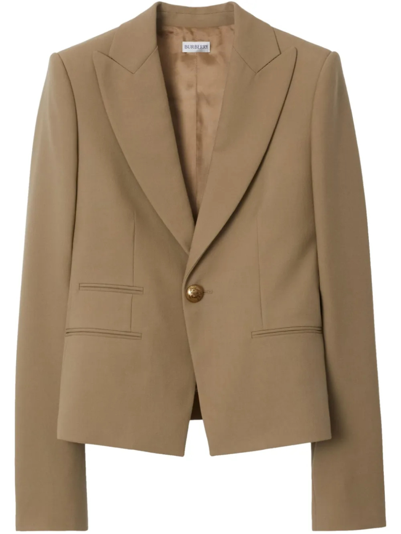 

Шерстяной пиджак Burberry, нейтральный