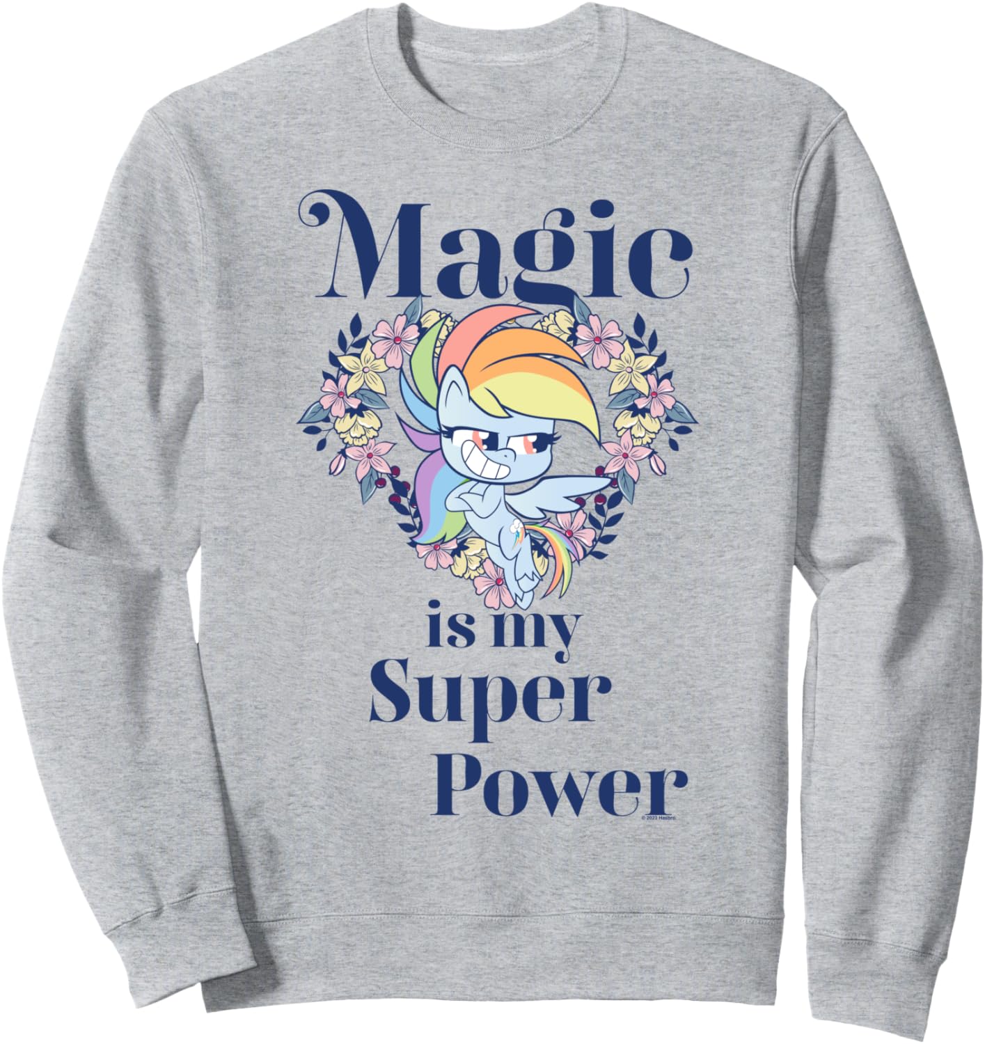 

Толстовка с логотипом My Little Pony: Friendship Is Magic Is My Superpower, серая, Серый, Толстовка с логотипом My Little Pony: Friendship Is Magic Is My Superpower, серая
