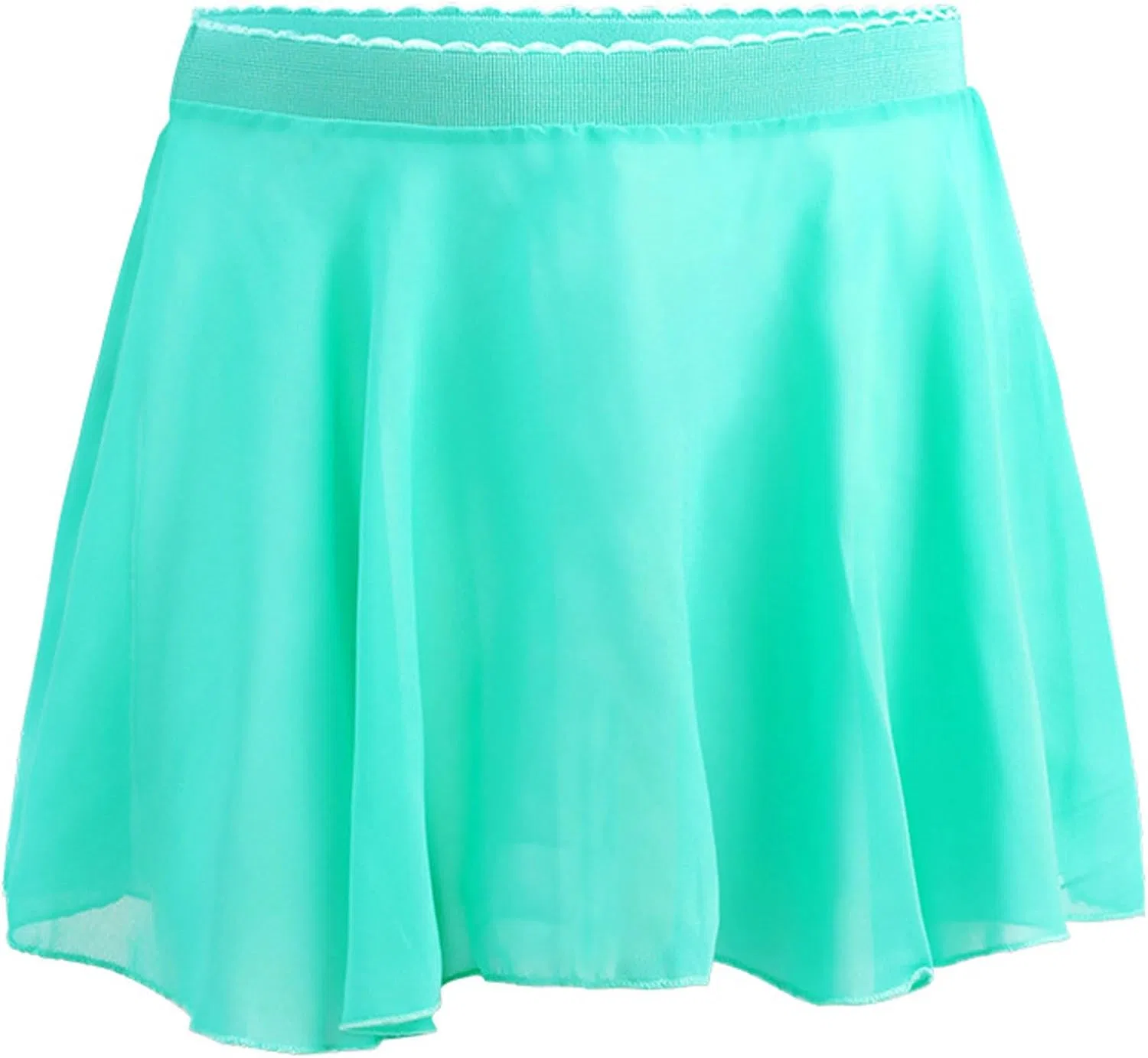 Юбка A-line для девочек, chiffon, Green