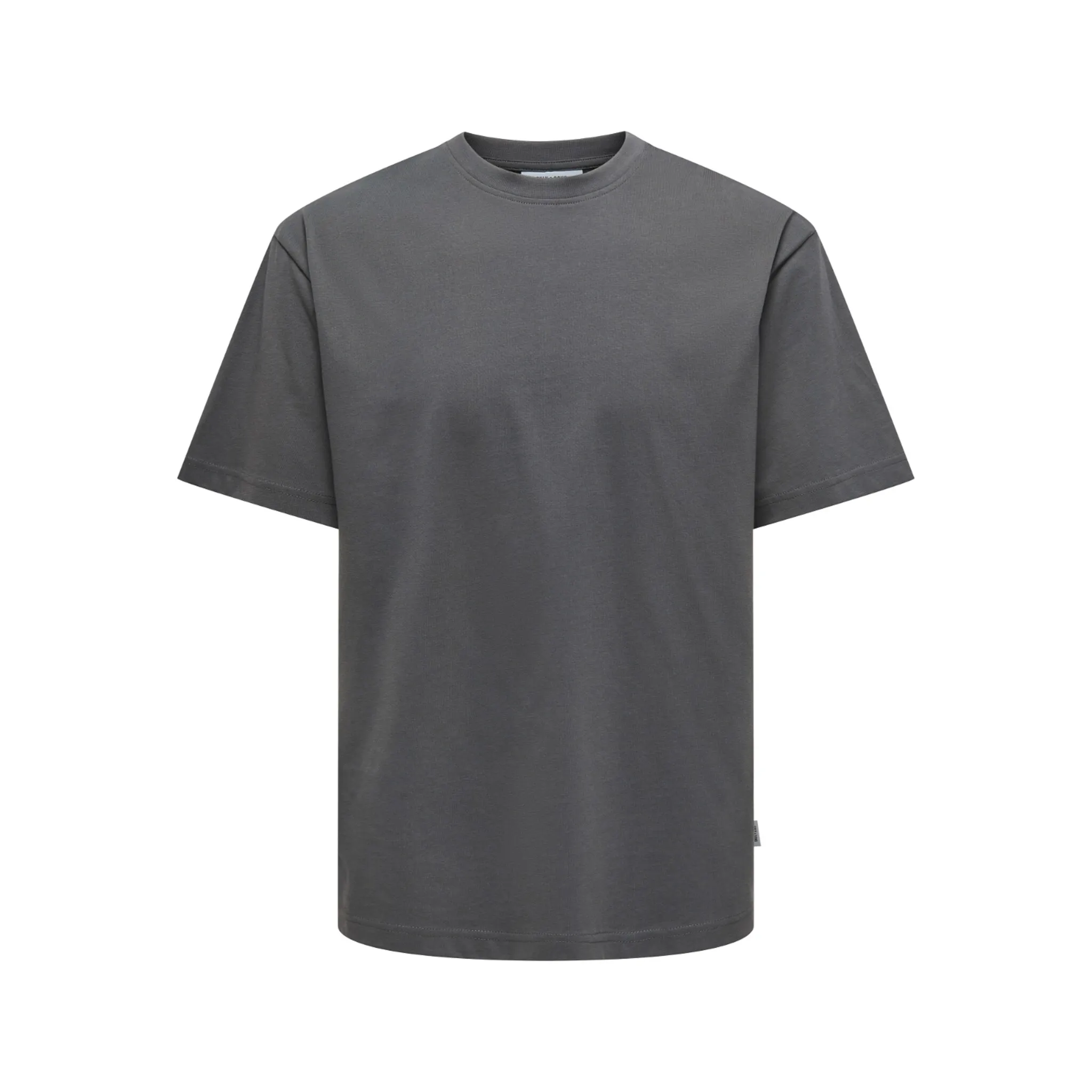 

Рубашка ONLY & SONS с круглым вырезом "ONSFRED RLX SS TEE", цвет Grey Pinstripe