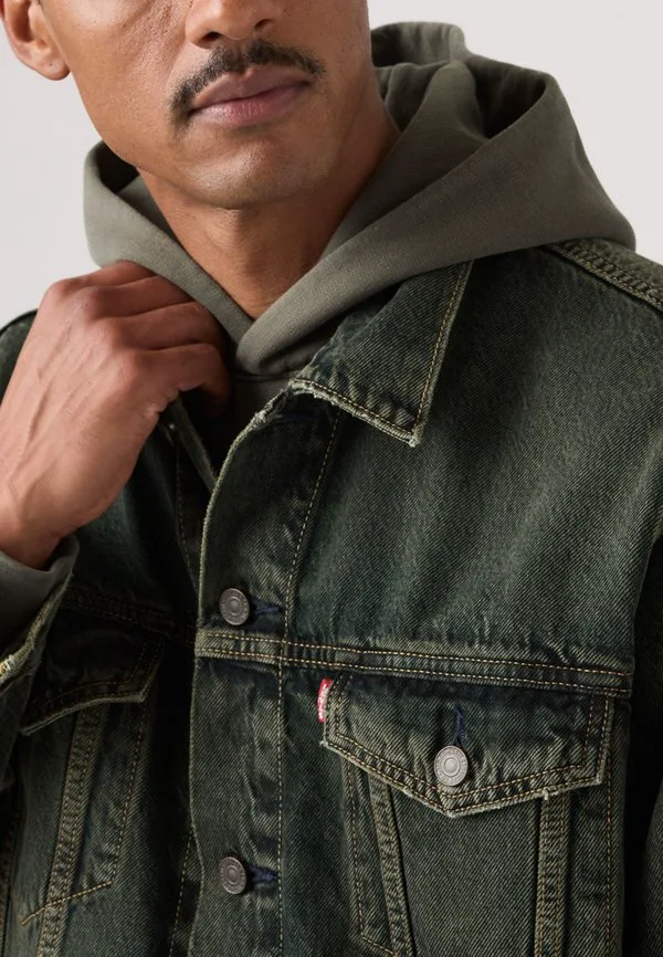 Джинсовая куртка свободного кроя в стиле дальнобойщика Levi'S, Until Its Dust — фото 4