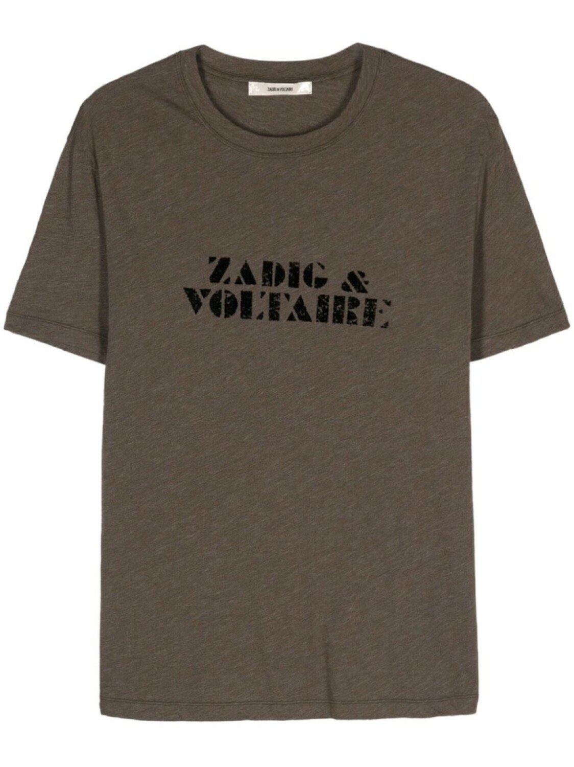

Zadig&Voltaire футболка Tommy с логотипом, коричневый