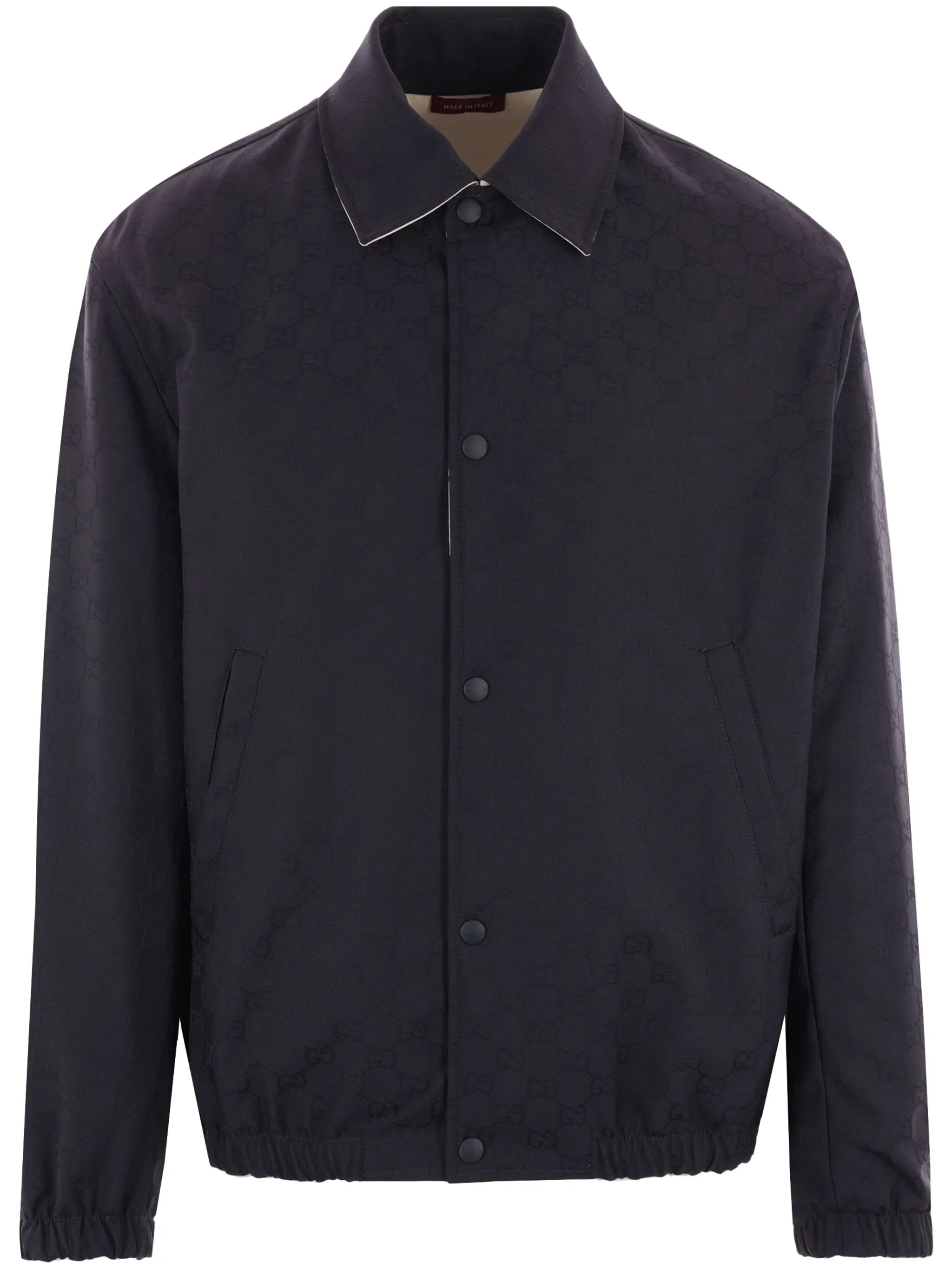 

Двусторонняя куртка на молнии Gucci, синий