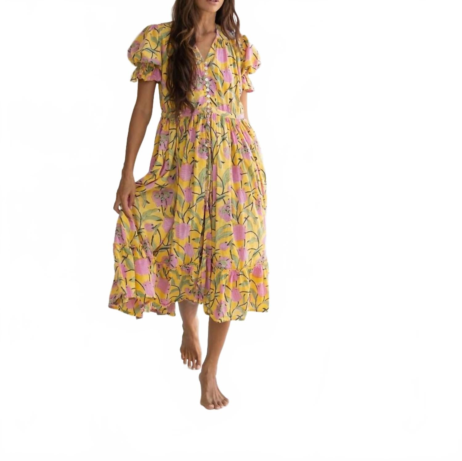 

Платье Emerie миди в цвете Ye The fox and the mermaid, Ye