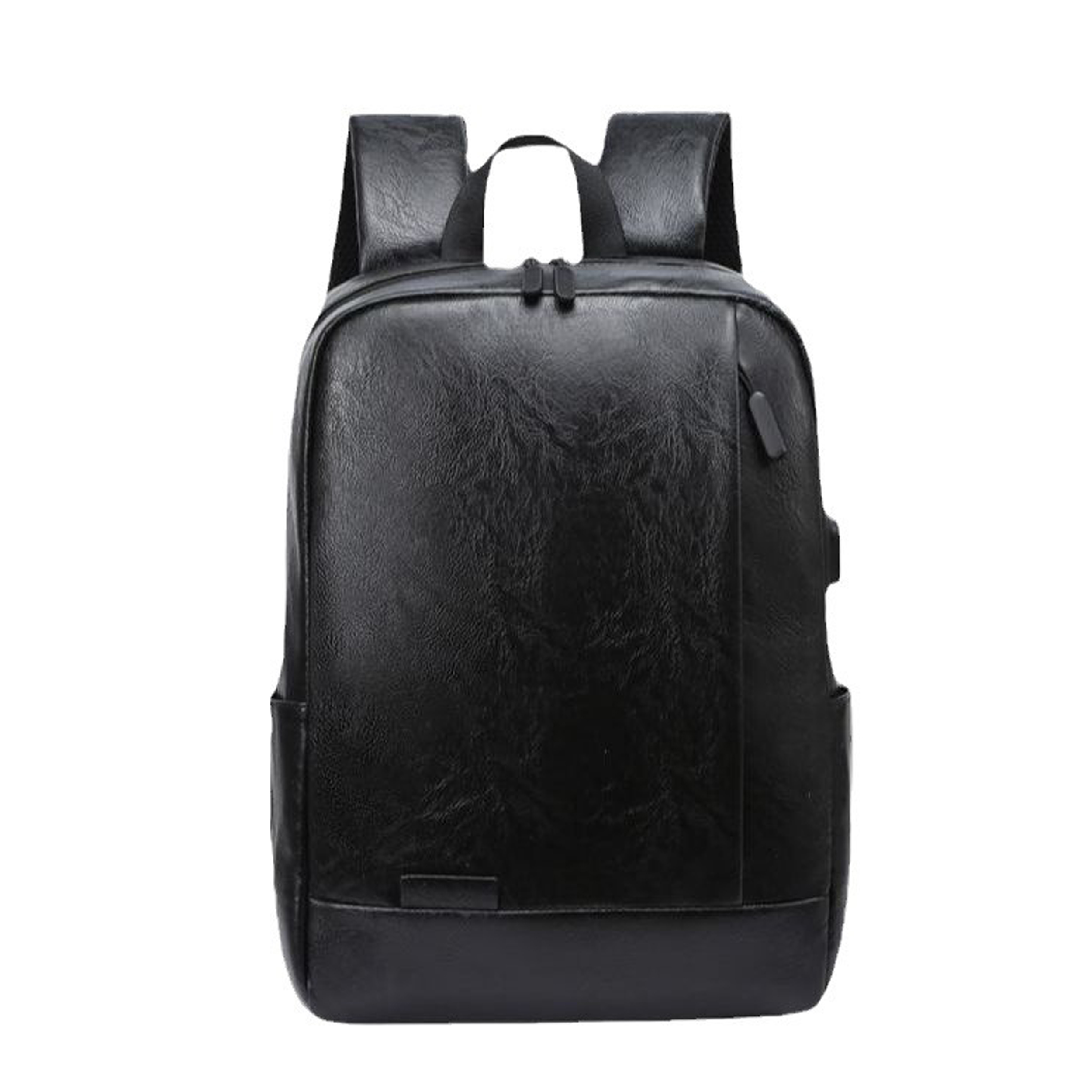 

KONADCT Кожаный тканый деловой рюкзак, Black