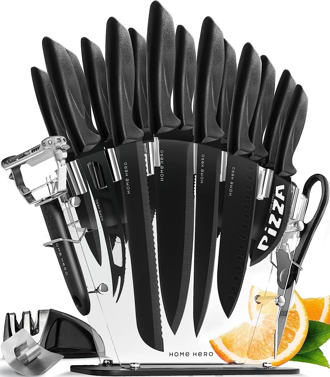 

Ножи кухонные Home Hero Chef's, 20 предметов