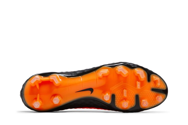 Кроссовки Hypervenom Phantom 1 'Black Bright Citrus' 2025, оранжевый — фото 4