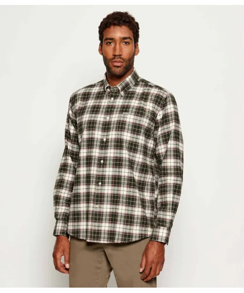 

Футболка Телфилд Regular fit Barbour, зеленый