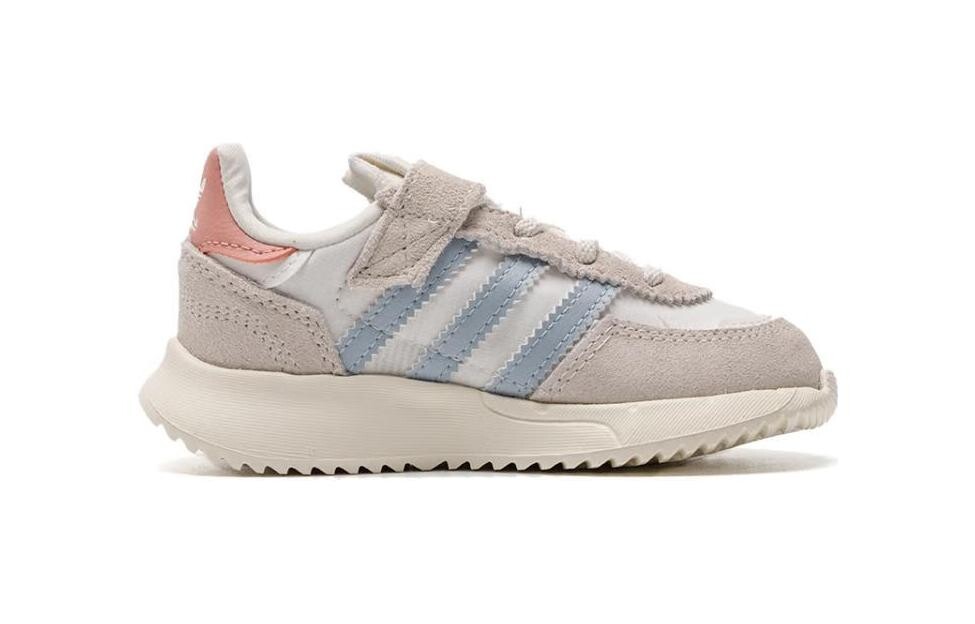 Кроссовки для малышей adidas originals Retropy F2 TD, White Brown — фото 2