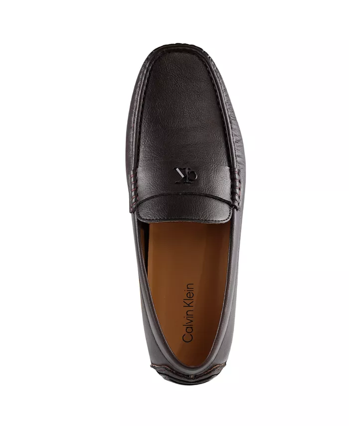 Мужские повседневные лоферы Follman Slip-On Calvin Klein, коричневый — фото 4
