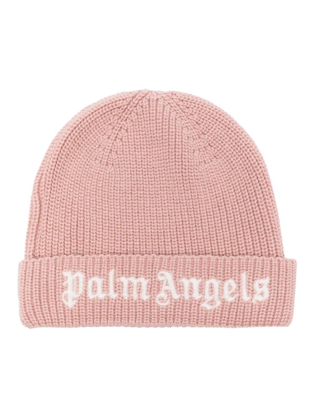 

Palm Angels Kids шапка бини с вышитым логотипом, розовый