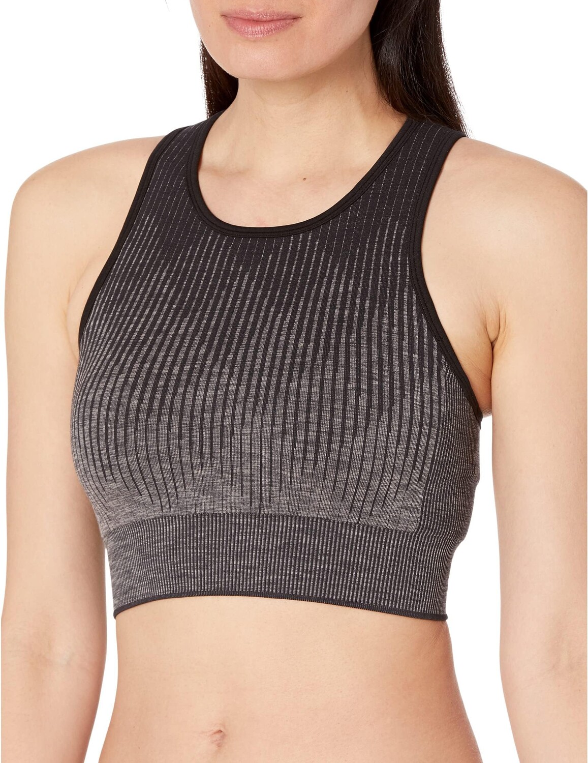 

Бюстгальтер Smartwool Intraknit Crop Bra, цвет Black Heather