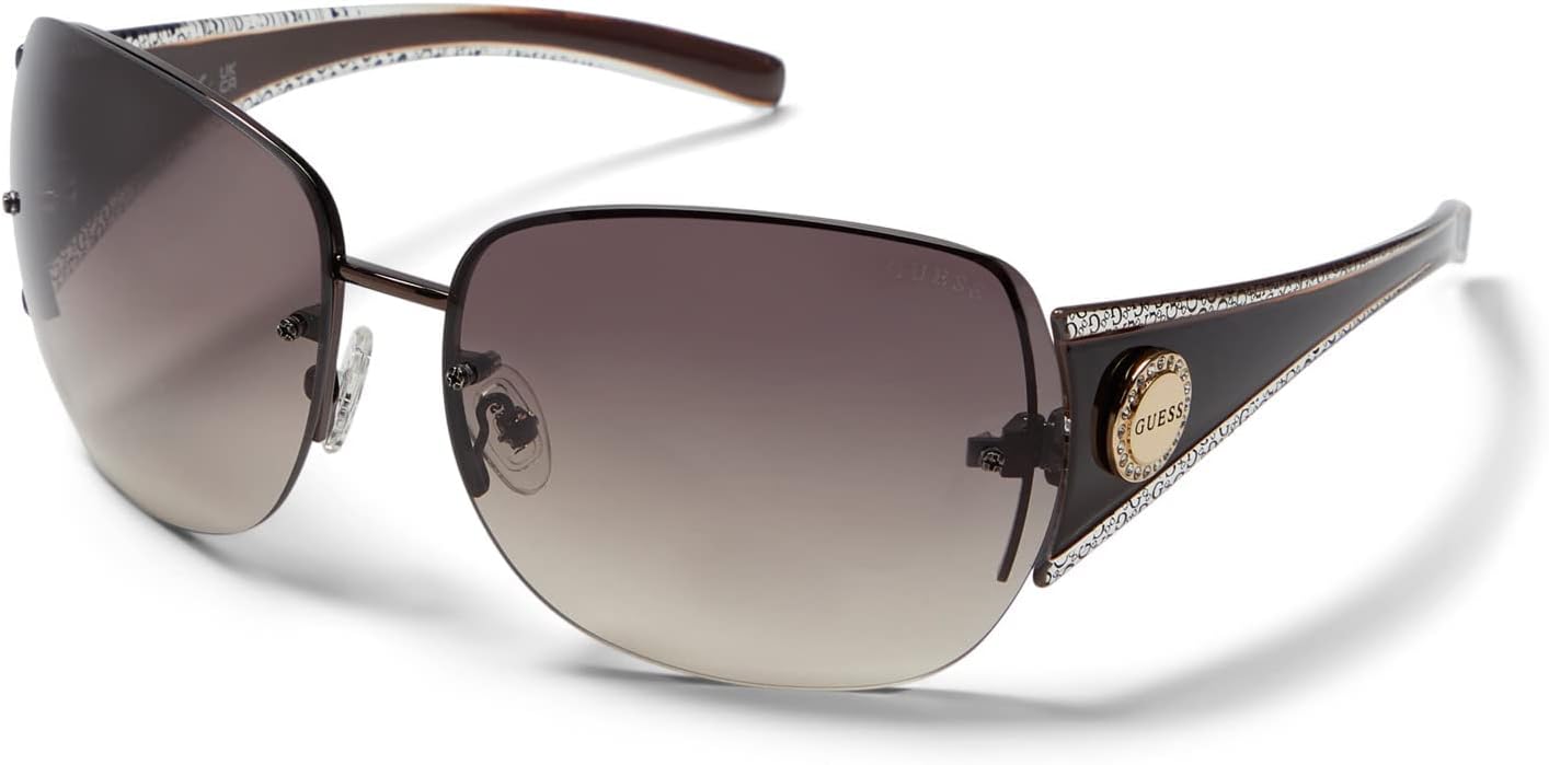 

Очки GUESS 65 mm GF6187, Shiny Dark Brown/Gradient Brown