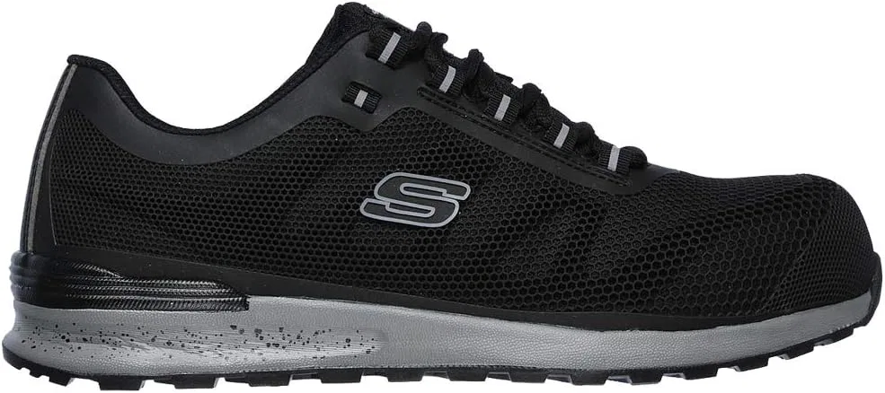 Мужские кроссовки Skechers 77180EC-BLU, Black Textile Synthetic — фото 3
